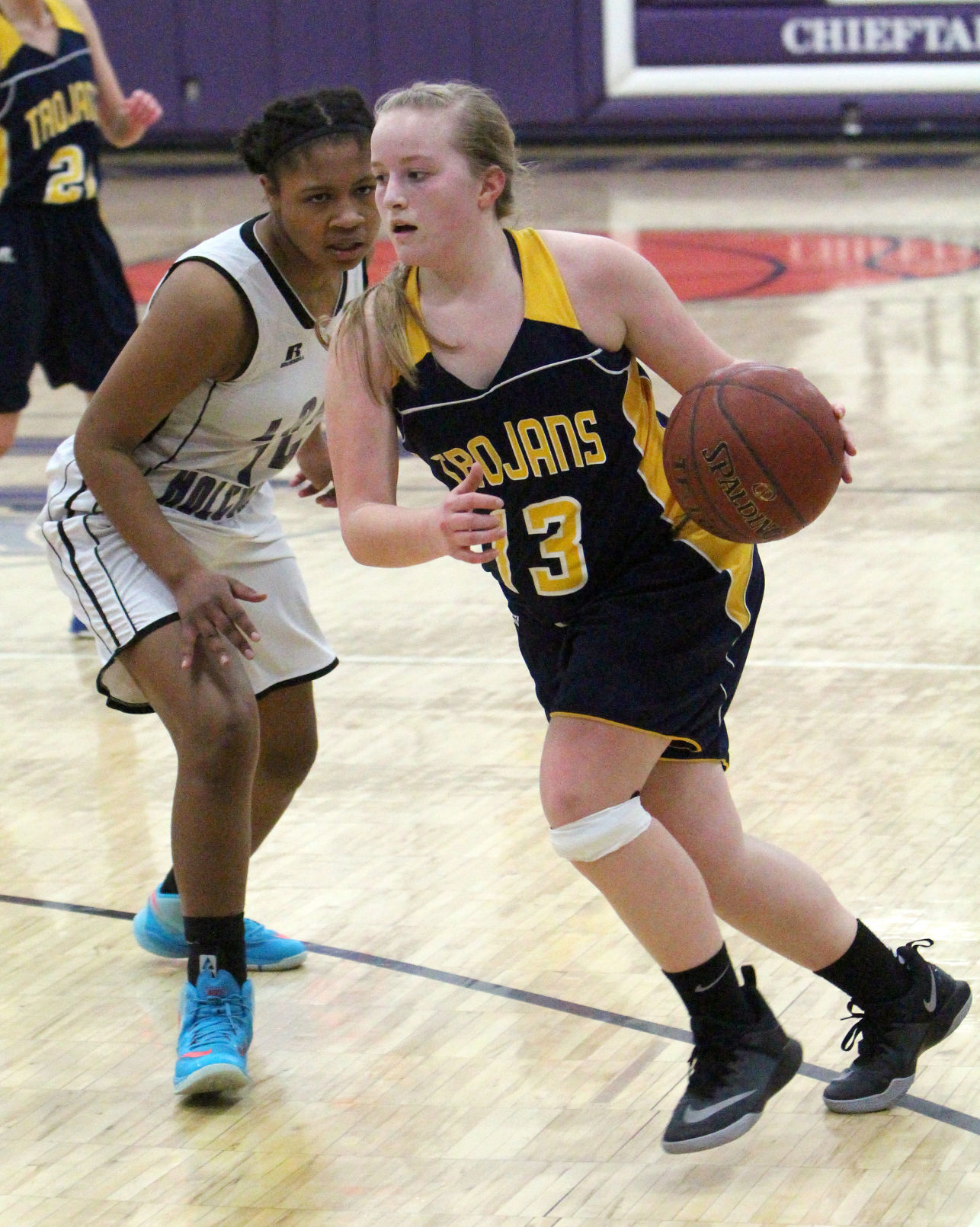 New Auburn at Lake Holcombe girls basketball 2-13-18